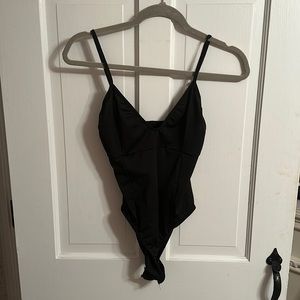 Shein Black Teddy Bodysuit | Size M